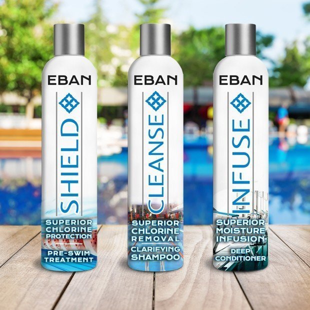 Eban Complete Hair Care System For Swimming With Natural Black