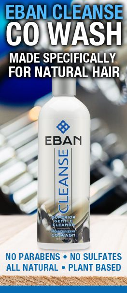 EBAN Cleanse Co Wash made specifically for natural hair