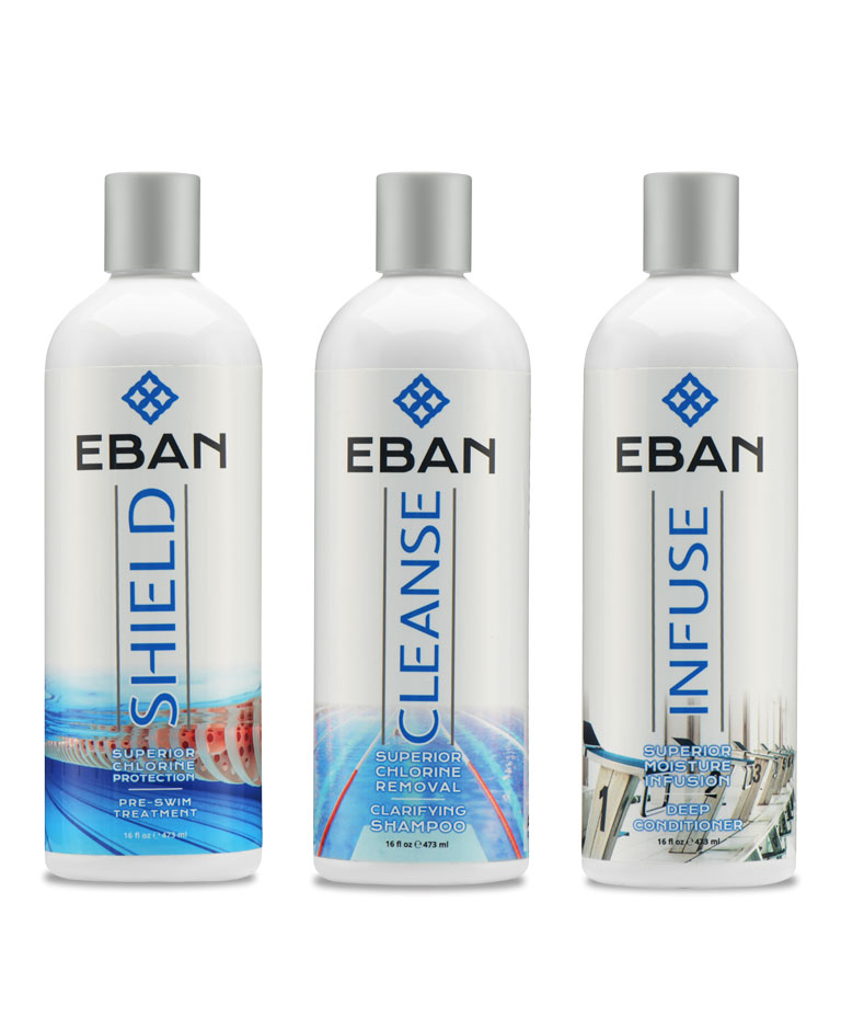EBAN complete hair care for swimmers