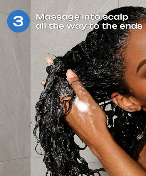 3 massage into scalp