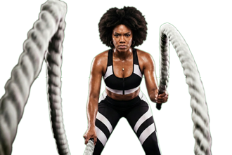 Quick clean tactical Ebane battle ropes 1