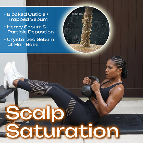 Activity gym hiit scalp saturation
