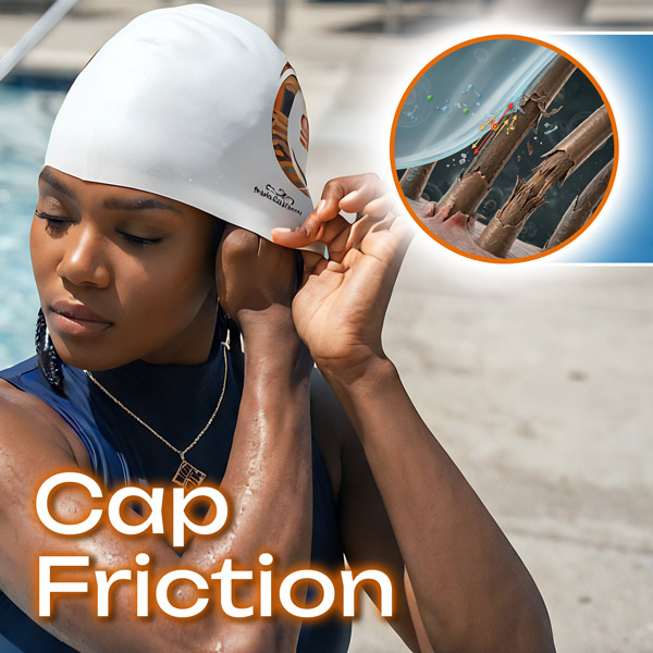 activity swimming cap friction